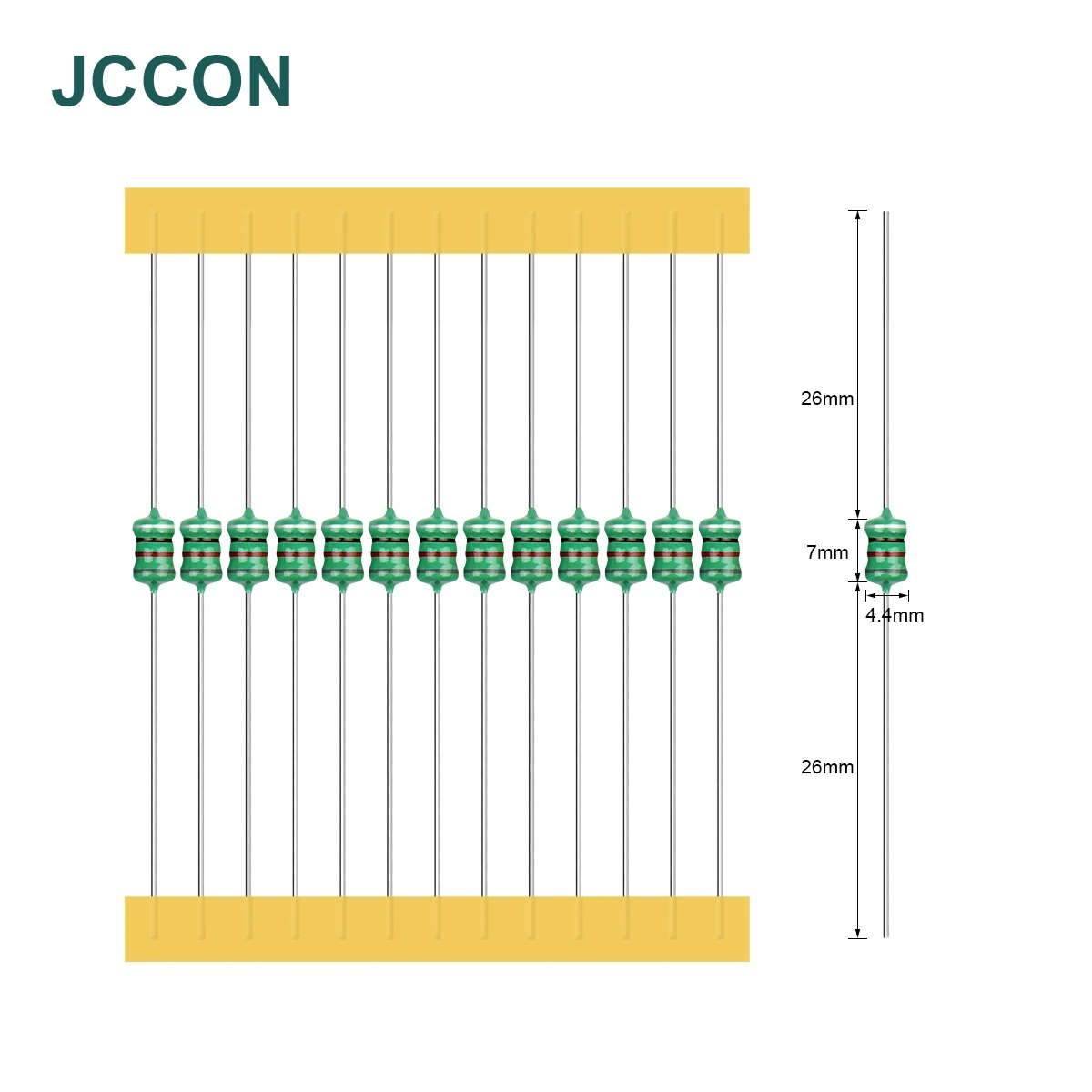 Imagem -06 - Anel Indutor 4w 0307 Amostra Kit 14 Valores x 10 Peças = 140 Peças Dip Indutância 1uh 2.2uh 3.3uh 4.7uh 6.8uh 10uh 22uh 140 Peças Cor