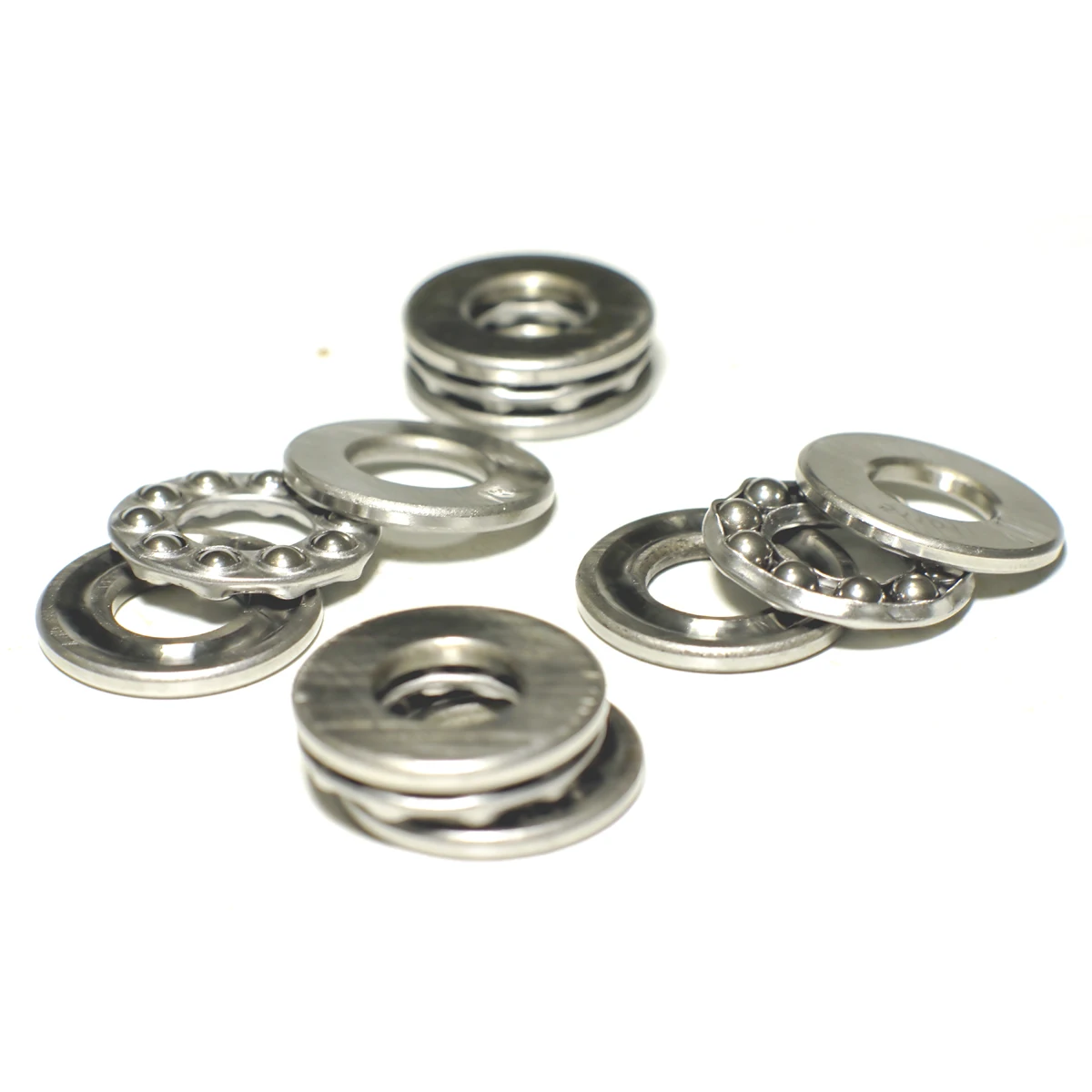 51206 51207 51208 51209 51210 51211 Axial Ball Thrust Bearing 3-Parts 30x52x16 35x62x18 40x68x19 45x73x20 50x78x22 55x90x25 mm