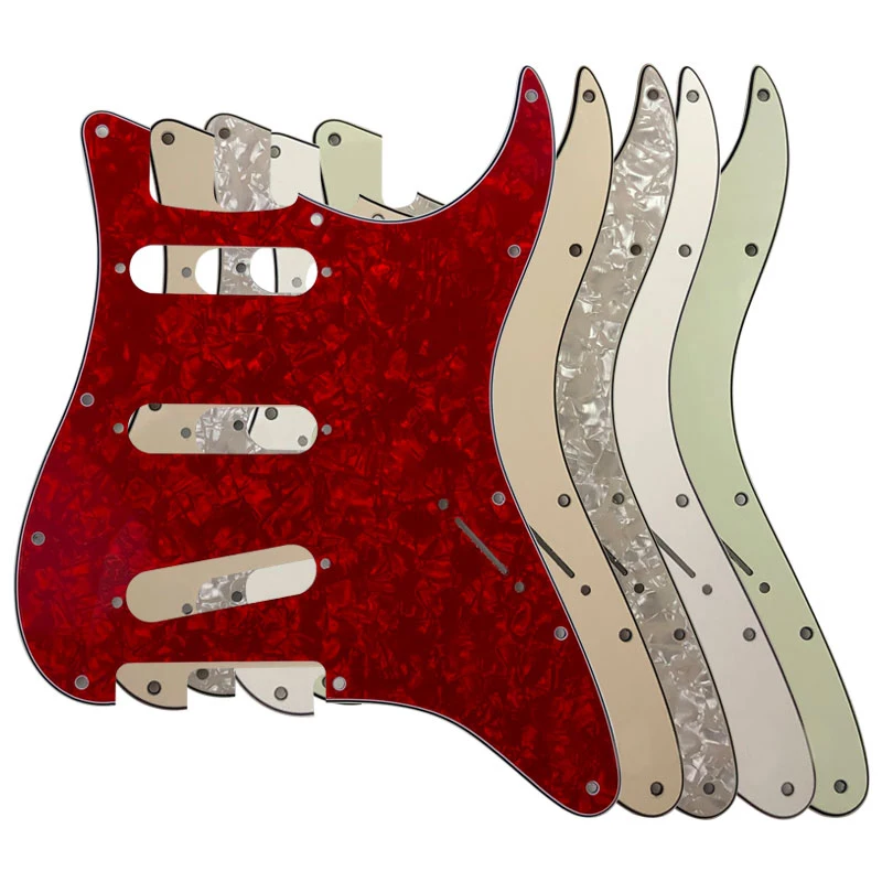 Pleroo Guitar Parts For ST Pickups  With Three Reverse-Mounted American Vintage ‘65 Single-Coil Strat Pickups No Control Hole