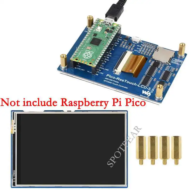 Raspberry Pi Pico 3,5 zoll LCD Touch screen 3,5 zoll Display TouchScreen Modul 65K Farben 480 × 320, SPI