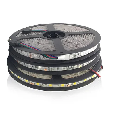 DC 5V 12V 24V LED Strip RGB PC Waterproof 5050 5M Flexible Led Strip Light RGB 5 12 24 V Tape Led Strip lamp Tv Backlight Ribbon