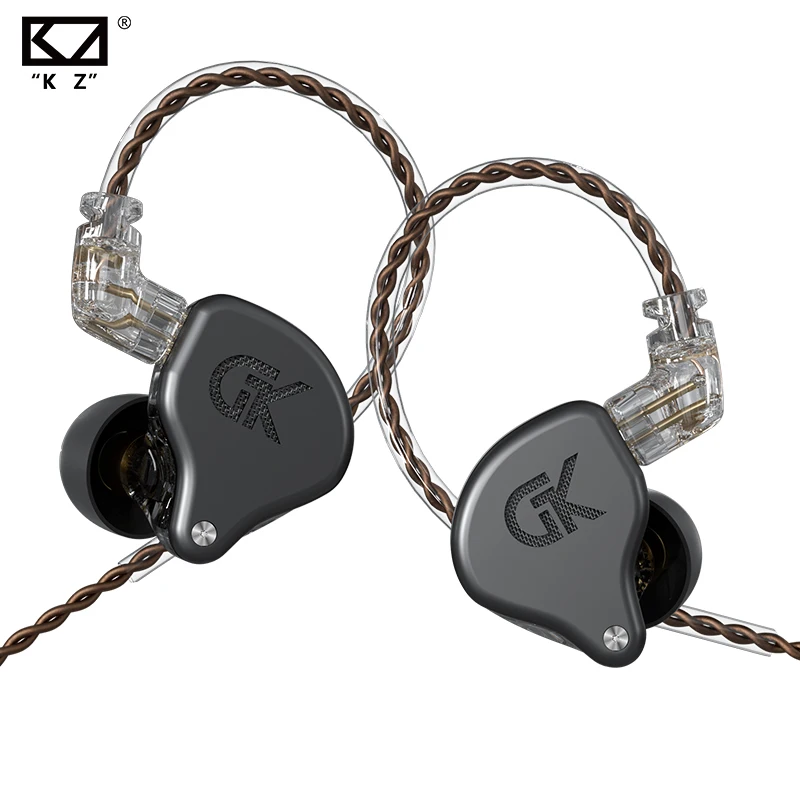 GK GS10 4BA+1DD 10-unit Hybrid In-Ear Headphones Bass HIFI Monitor Sport Wired Earphones Balanced Armature Headset New Arrival