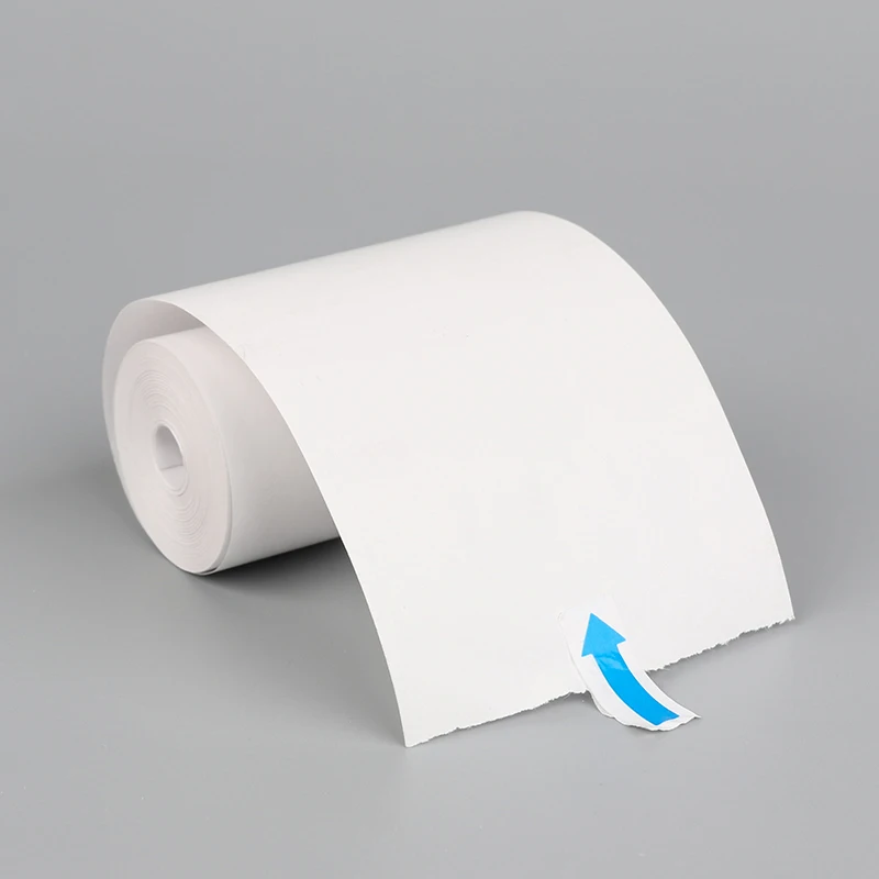 Papel térmico de 80x80mm para impresora POS, 1 rollo de papel de caja registradora móvil con bluetooth, papel rodante, pos, para hospital