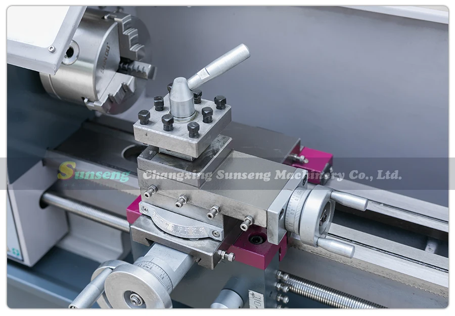 Torno de Metal WM210L (WM210V extendido), Motor sin escobillas de 850W, torno de engranaje de acero de 800mm de longitud de Trabajo + máquina de torno de mandril de 125mm