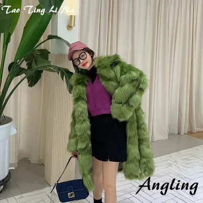 Top brand New Style 2020 High-end Fashion Women Faux Fur Coat C22  high quality