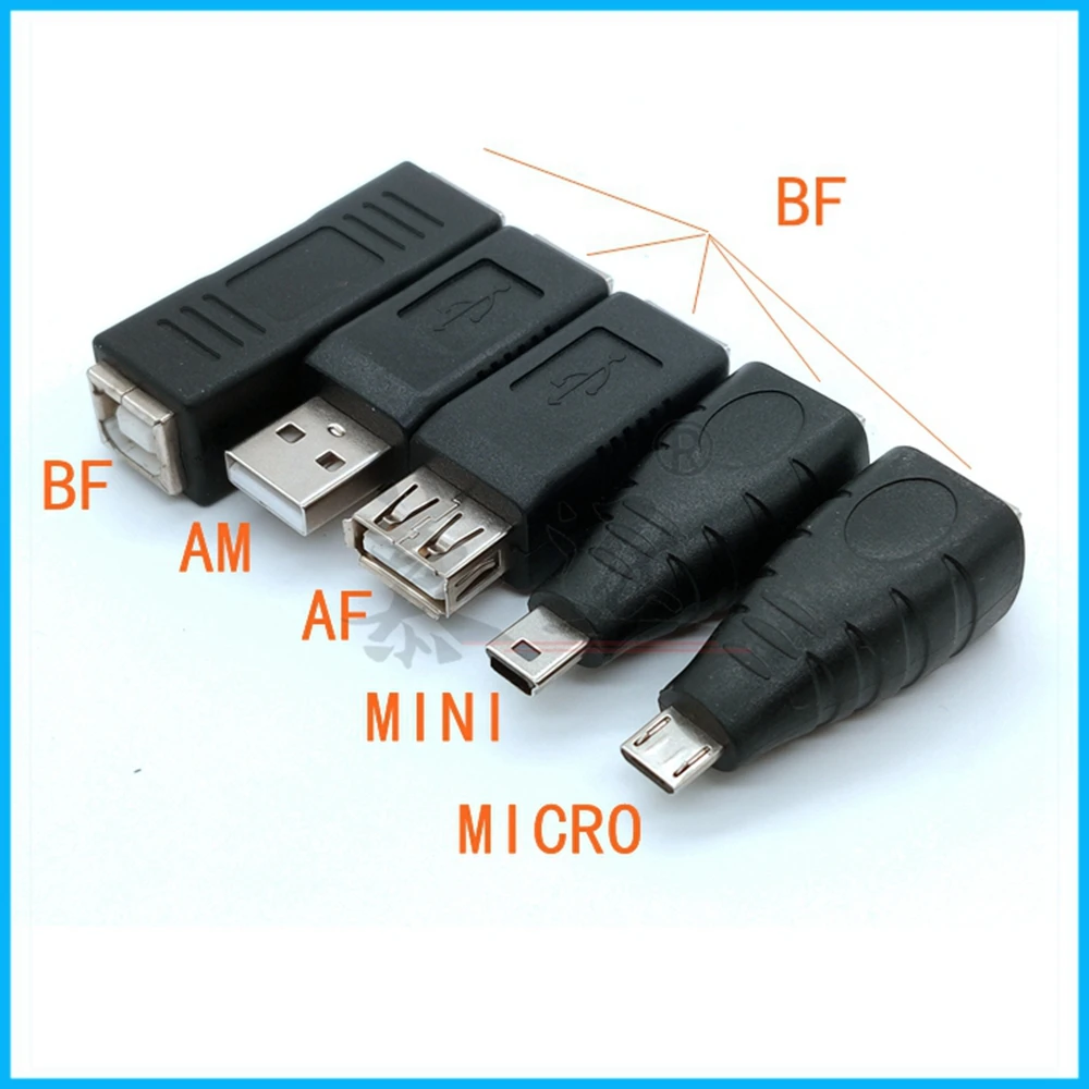 1PC NEW USB Type A Female to Printer Scanner Type B Female Adapter Adaptor Converter Connectors Accessories Wholesale