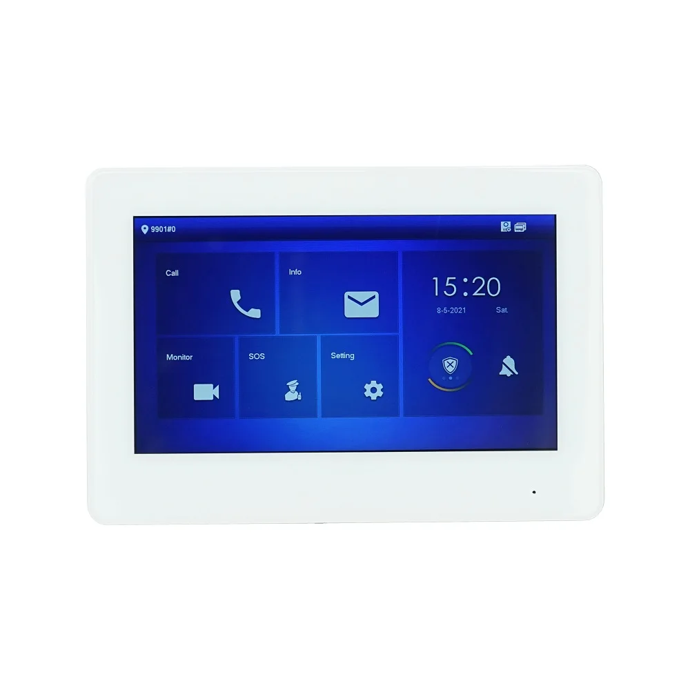 DH multi-language VTH5421HW VTH5421HB 802.3af PoE 7-inch Indoor Monitor,IP doorbell Monitor, Video Intercom monitor,SIP version