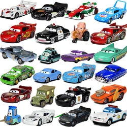 Cars Disney Pixar Cars 2 3 Toy Lightning McQueen Mater Sheriff Alloy Metal Model Car 1:55 Metal Toys Vehicles Boy Children Gifts