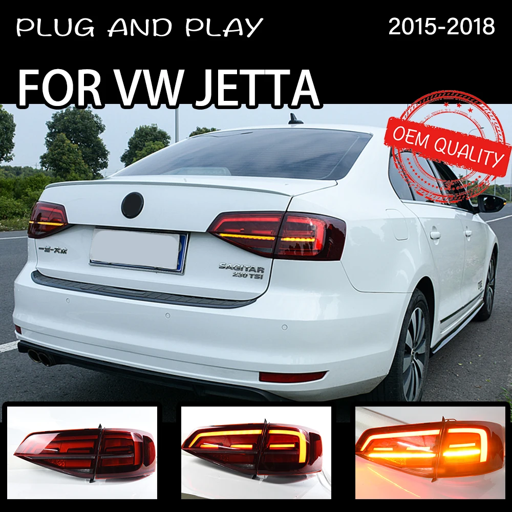 

Tail Light For VW Jetta MK6 2015-2018 Rear Lamp LED Lights Car Accessories Jetta Taillights