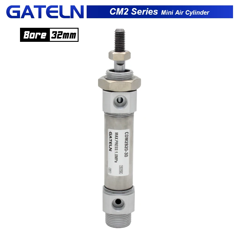 CDM2B Bore 32mm stroke 25-300mm SMC type Built-in magent Mini Air Cylinder stander type double Acting Single rod CDM2B32