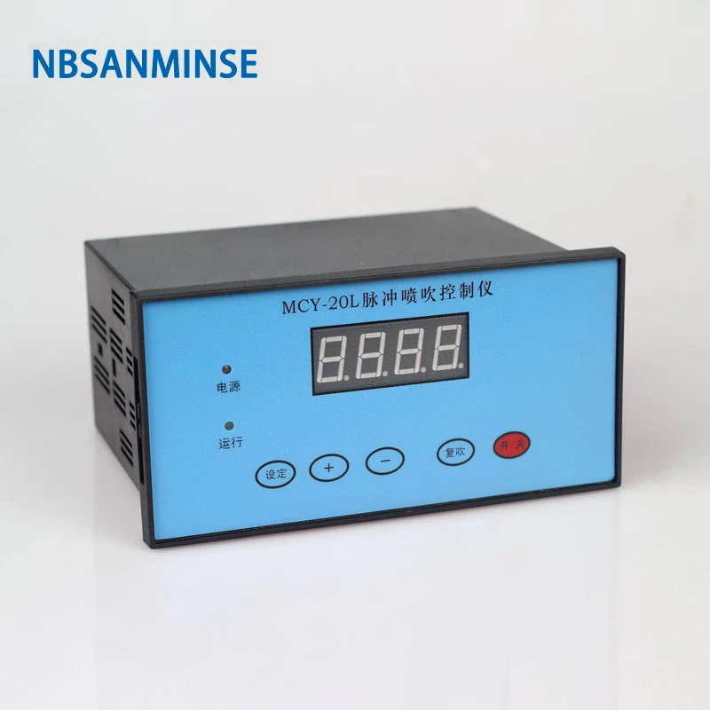 NBSANMINSE MCY - 64 , 20L Wall Mounted Type Pulse Jet Valve Controller PCB Controller Strong Antijamming Working Capability