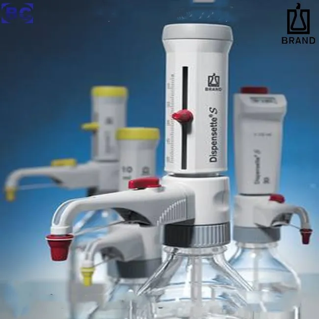 

FOR 1PCS BRAND Digital Adjustable Organic Bottle Top Dispenser 1-10ml 4630341 With Return Valve