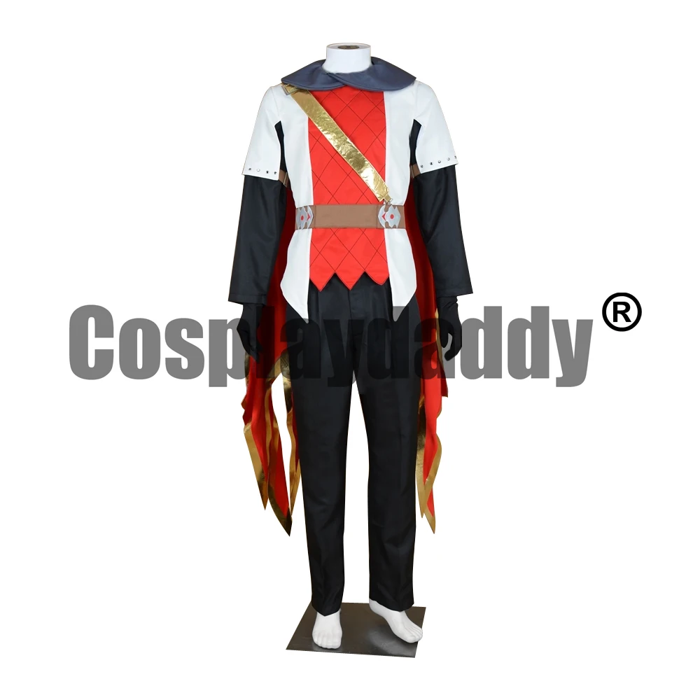 Tales of Zestiria the X Cross Captain of the Platinum Knights Sergei Strelka Uniform Outfit Anime Cosplay Costume F006