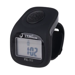 LED Finger Tally Counter Electronic Digital Display Finger Hand Tally Counter Counting Digits Display for People Muslims