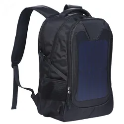 Original waterproof 5V Solar Battery Charging Business Travel Backpacks Bags Tourism Solar Panel USB Output Charger computer bag