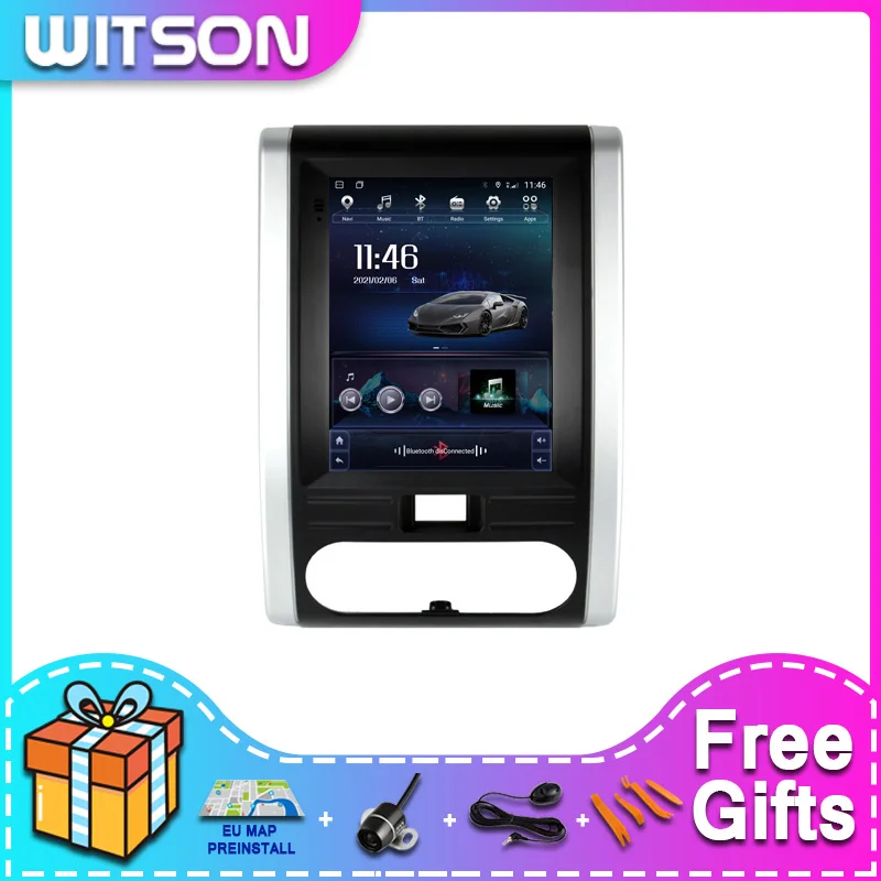 

WITSON TESLA вертикальный экран Android 11 автомобильный DVD-плеер для NISSAN SYLPHY/BLUEBIRD 2012-2016 4RAM 64ROM мультимедийный плеер для автомобиля