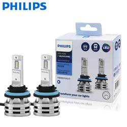 2X Philips Ultinon Essential G2 LED H8 H11 H16 12/24V 24W PGJ19 Car Headlights Fog Lamps 6500K White Genuine Bulbs 11366UE2X2