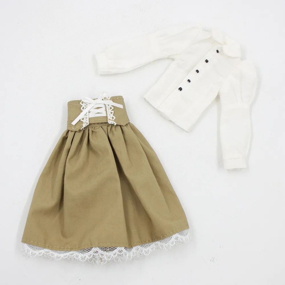 DBS blyth clothes brown dress,skirt,suitable blyth 1/6 doll 30cm bjd