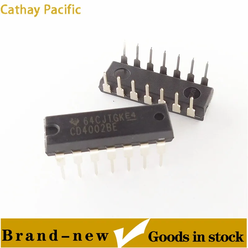 CD4002BE 4002 PDIP-14 In-Line Logic Gate Terintegrasi IC Chip Titik Asli Baru