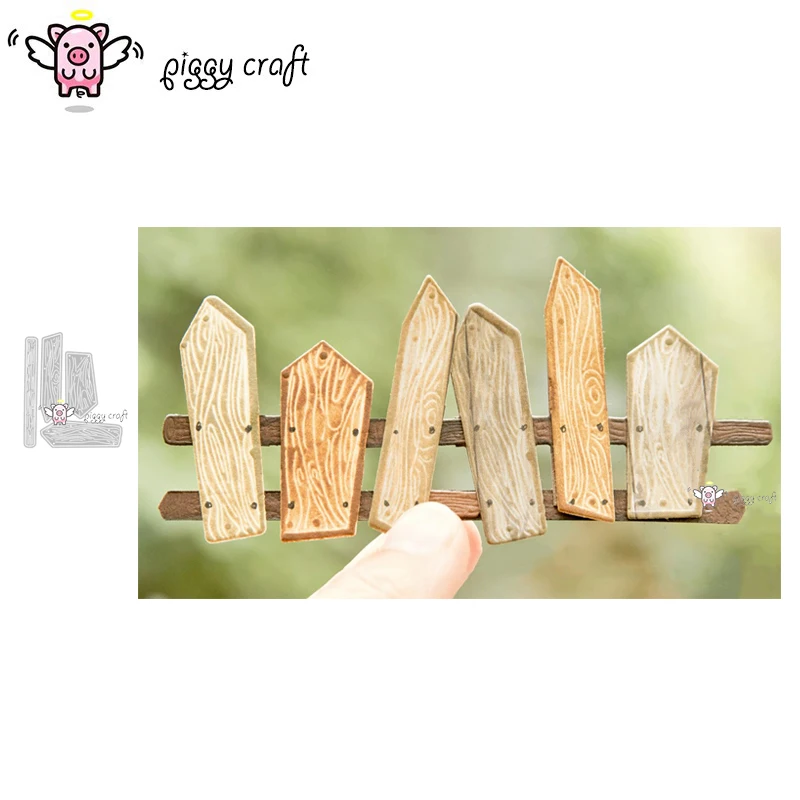 Piggy Craft metal cutting dies cut die mold Tree fence decoration Scrapbook paper craft knife mould blade punch stencils dies