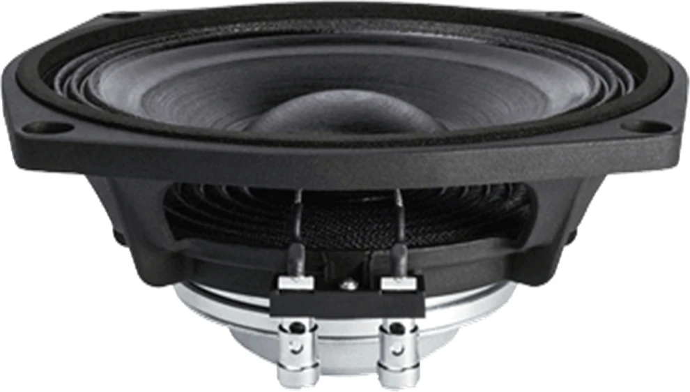 THE FAITAL PRO 6PR160 HAS AN ALUMINUM DEMODULATION RING FOR LOWER DISTORTION FROM 80HZ TO 8KHZ WITH A VERY FLAT RESPONSE