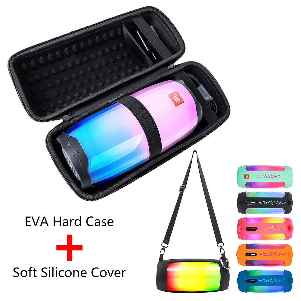 ใหม่ล่าสุด EVA Hard Travel ซิปสำหรับ JBL Pulse 4ลำโพง + ซิลิโคนอ่อนนุ่มสำหรับ JBL Pulse4ลำโพงบลูทูธ