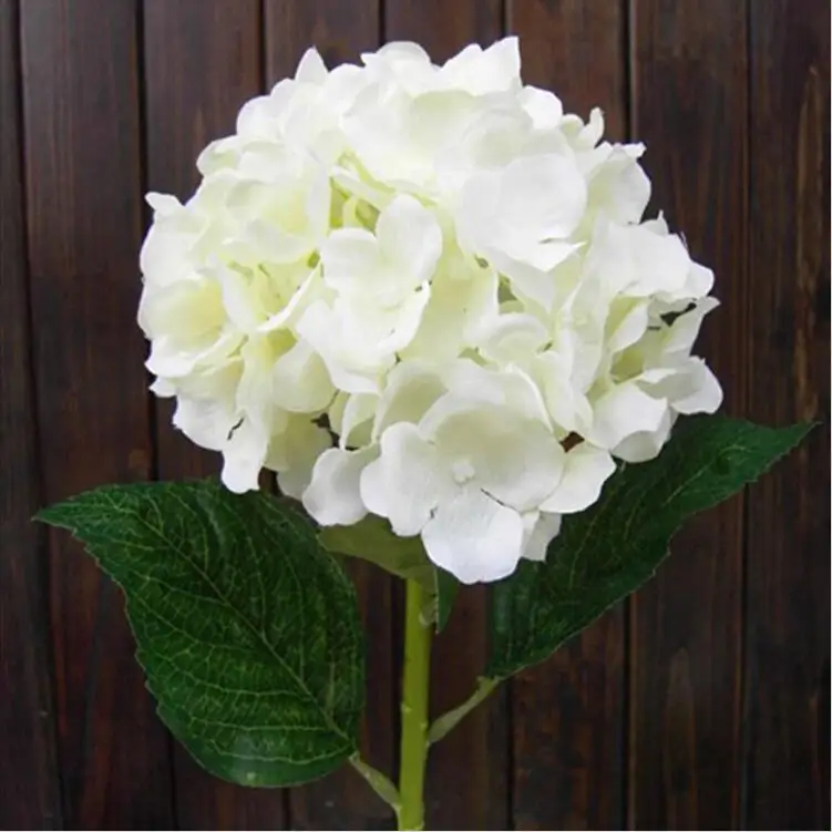 

Dia of 22cm 8.6" Flower Head 80cm 31.5"Long Artificial Silk Flowers Single Hydrangeas Craft Ornament for Wedding Home Party Dec