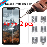 2pcs! Screen Protector for Xiaomi Mi A2 Lite A1 9H HD Tempered Glass for Mi 5 4S 4C 4i 3 2 Protective Glass on Mi Pocophone F1