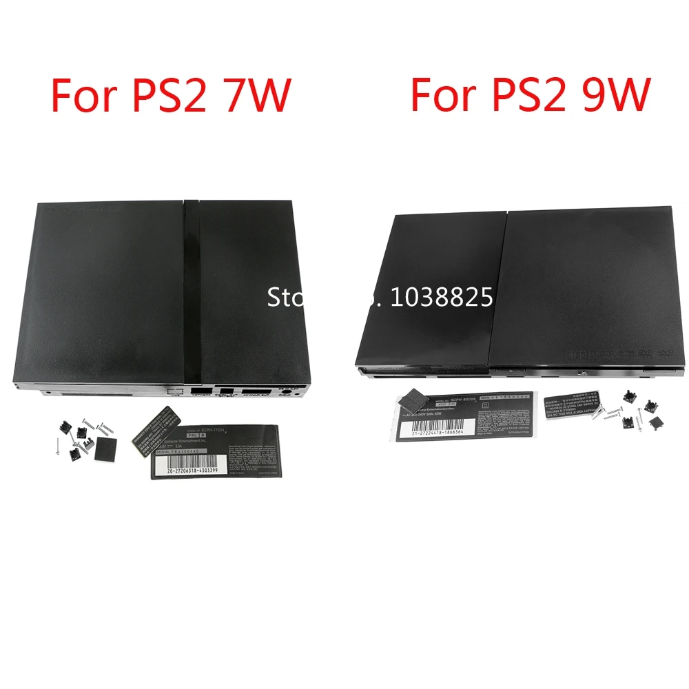 Cho PS2 3W 30000 70000 7000X 7W 9W Tay Cầm Full Nhà Ở Vỏ Dành Cho PS2 Tay Cầm Vỏ với Miếng Dán Kính Cường Lực Cho PS2 9000X 90000 9W