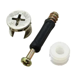 3in1 Furniture Connector Disassembly Assembly Eccentric Wheel Screw Nut Accessories
