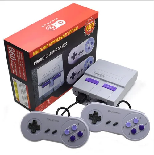 Imagen 1 del producto 2025 nuevo Super Mini 16 BIT incorporado 94/660 sistema de consola de juegos con Gamepad para consolas de juegos SNES