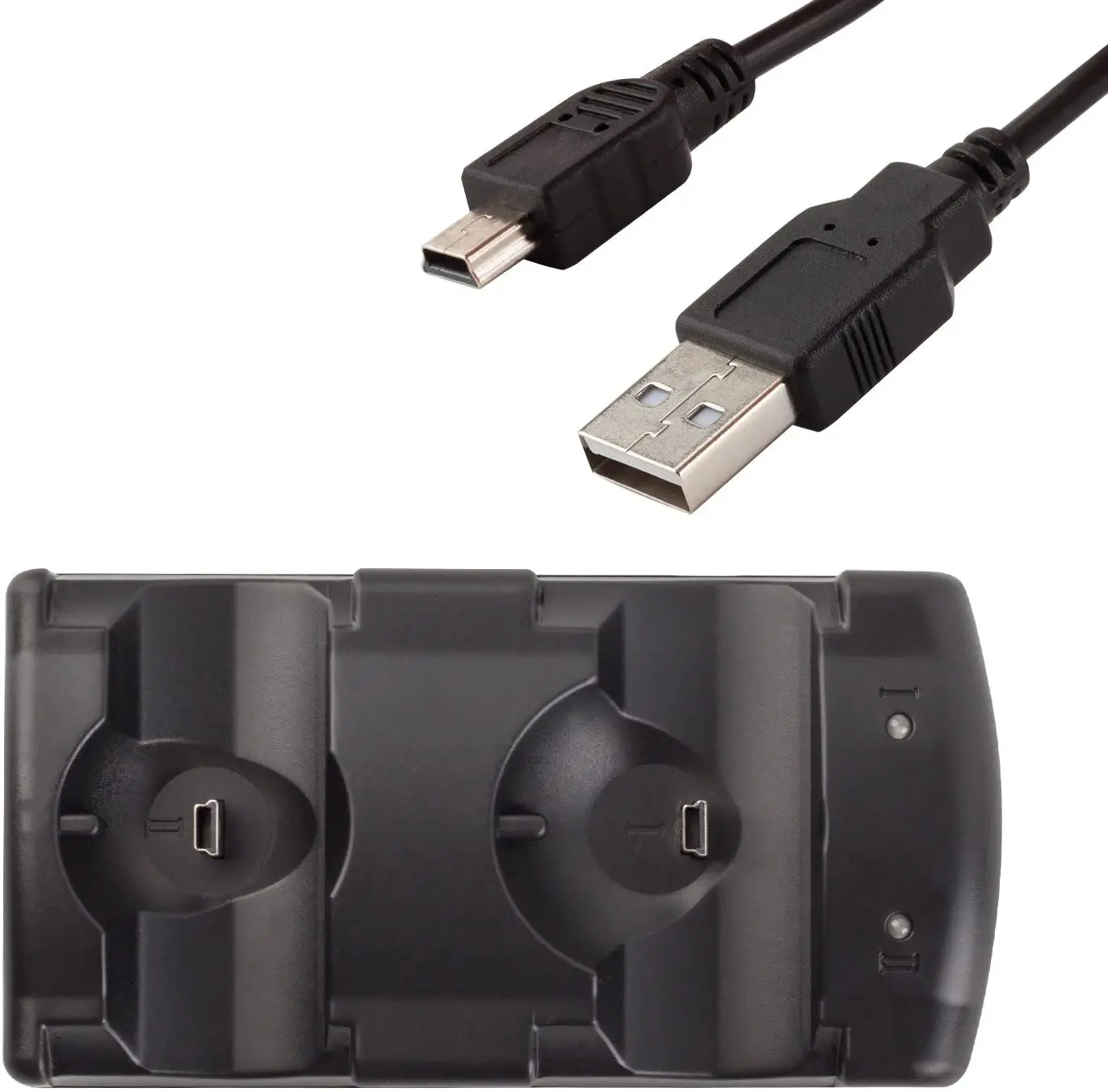 2 in 1 Charger Station For Sony PS3 Wireless Bluetooth & PS Move Controller