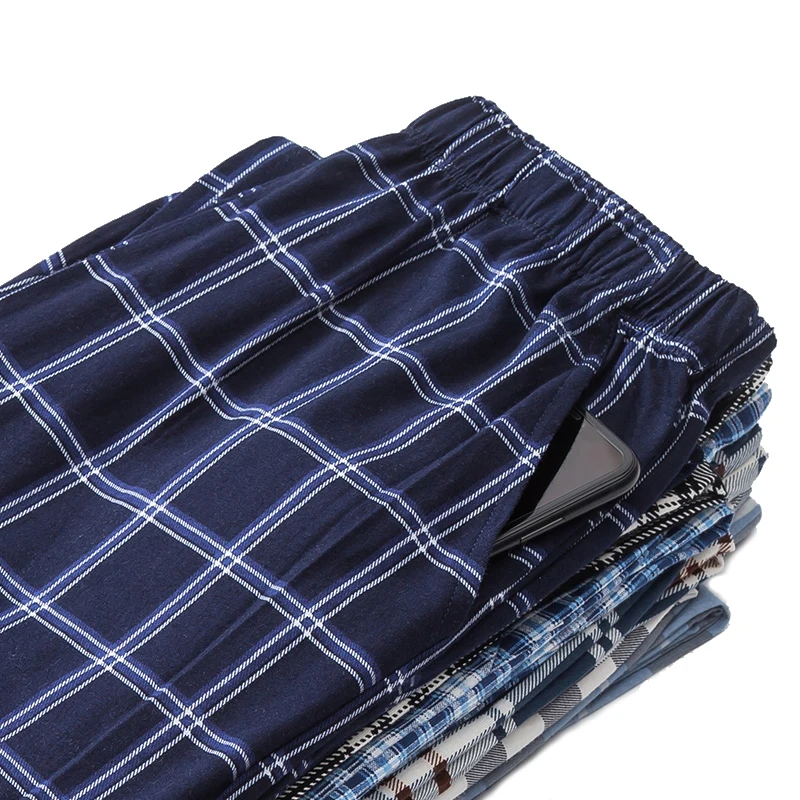 nanjiren cotton plaid pajama pants for adluts home furnishing cotton trousers cotton pajama men sleep bottom home wear