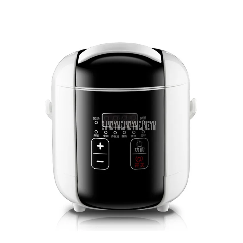 1.6L Mini Intelligent Electric Rice Cooker Household Rice Porridge Soup Cooking Machine With Timing Function 300W 220V JZFB-301C