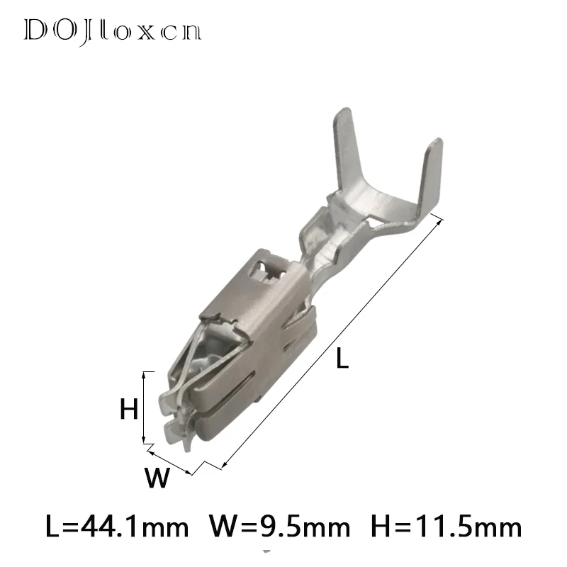 10/20/50/100/Pcs 9.5 Series Automobile Original Genuine Wiring Copper Terminal H11.4 W7.0 L43.5 DJ6218B-E9.5-1.2E