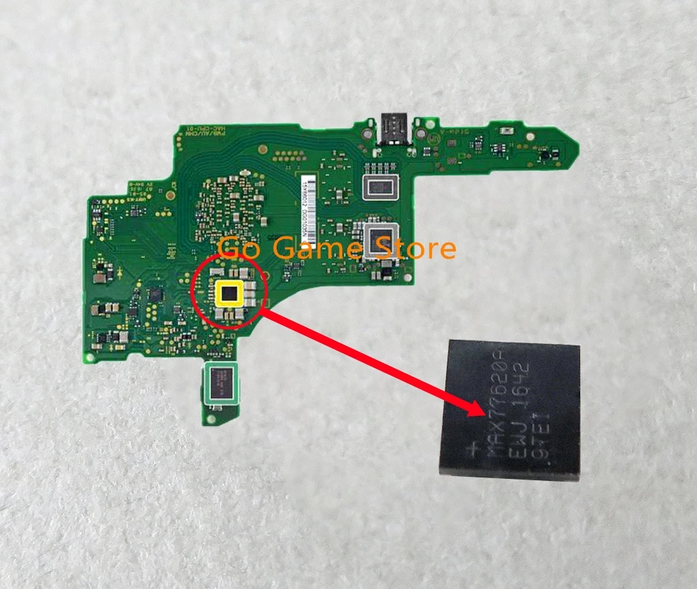 Puces de contrôle de gestion de l'alimentation pour Nintendo Switch, IC Prévention 77620A, Prévention 77620, WJ, 8 pièces