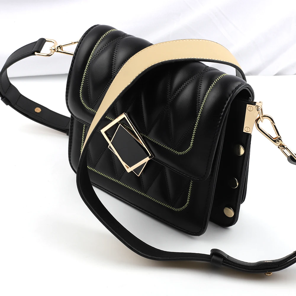 Adjustable Leather Bags Strap Replacement Crossbody Shoulder Bag Strap Handbag for Women Purse Handle Belt Accessories 4cm Wide