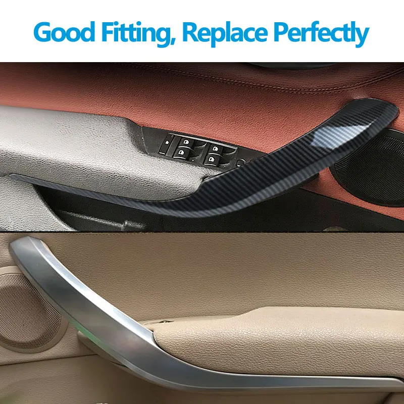 Car Interior Door Left Right Pull Handle Outer Cover Trim Replacement For BMW X1 E84 2010 2011 2012 2013 2014 2015 2016