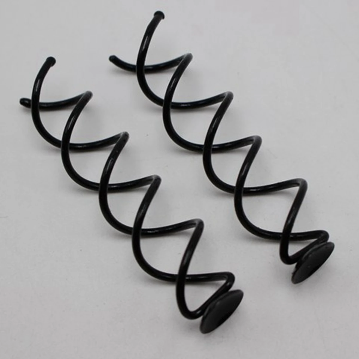 20 Black Spiral Spin Screw Bobby Pin Hair Clip Twist Barrette 60mm Hair Accessor