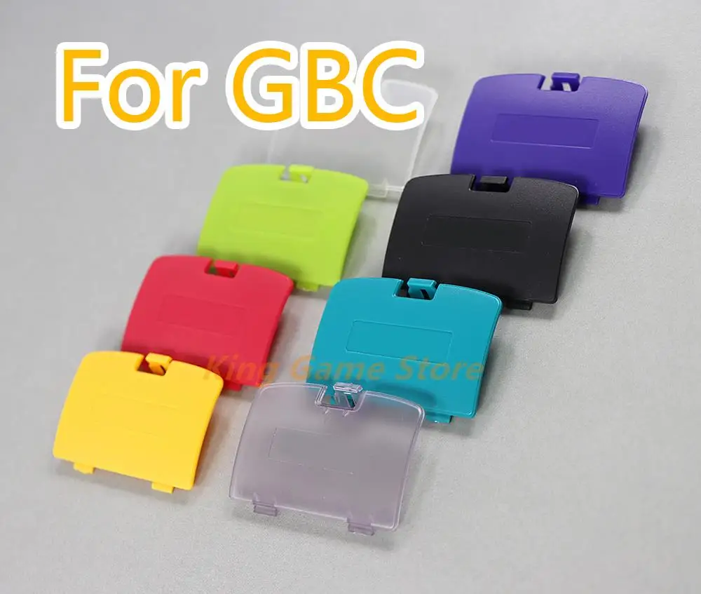 1pc/lot Battery Cover Door Lid Replacement parts For GBC Housing Back Case For Nintendo Gameboy Color GBC