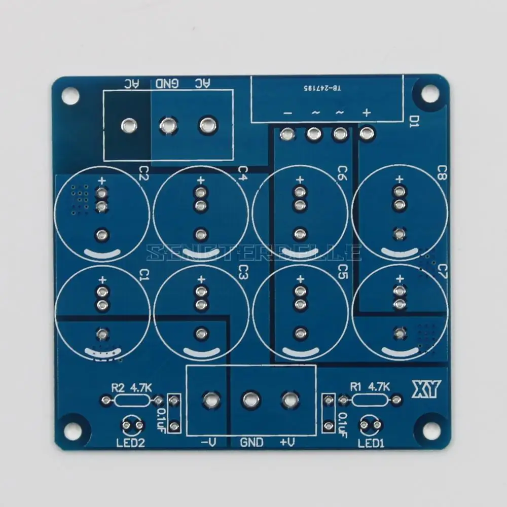 35A Home Audio Power Amplifier Dual Power Supply Rectifier Filter Board Kit DIY