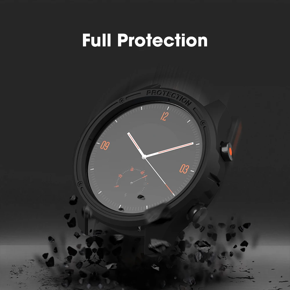 SIKAI-funda para Ticwatch C2, carcasa dura de PC, Protector de pantalla, accesorios de reloj inteligente