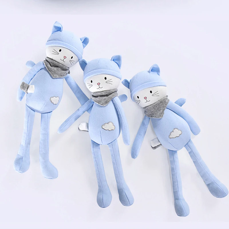 Sweet Cute Stuffed Animal Baby Kids Toys for Girls Boys Birthday Gift 35cm Height Rabbits Dolls