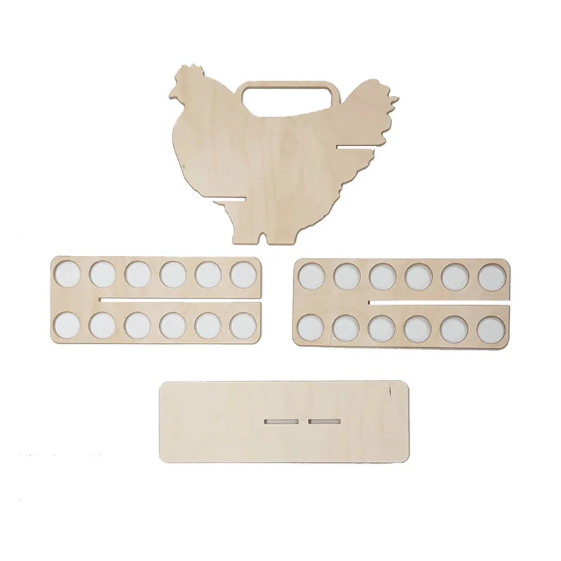 New egg storage rack can be portable countertop egg rack kitchen creative storage organizing rack wooden