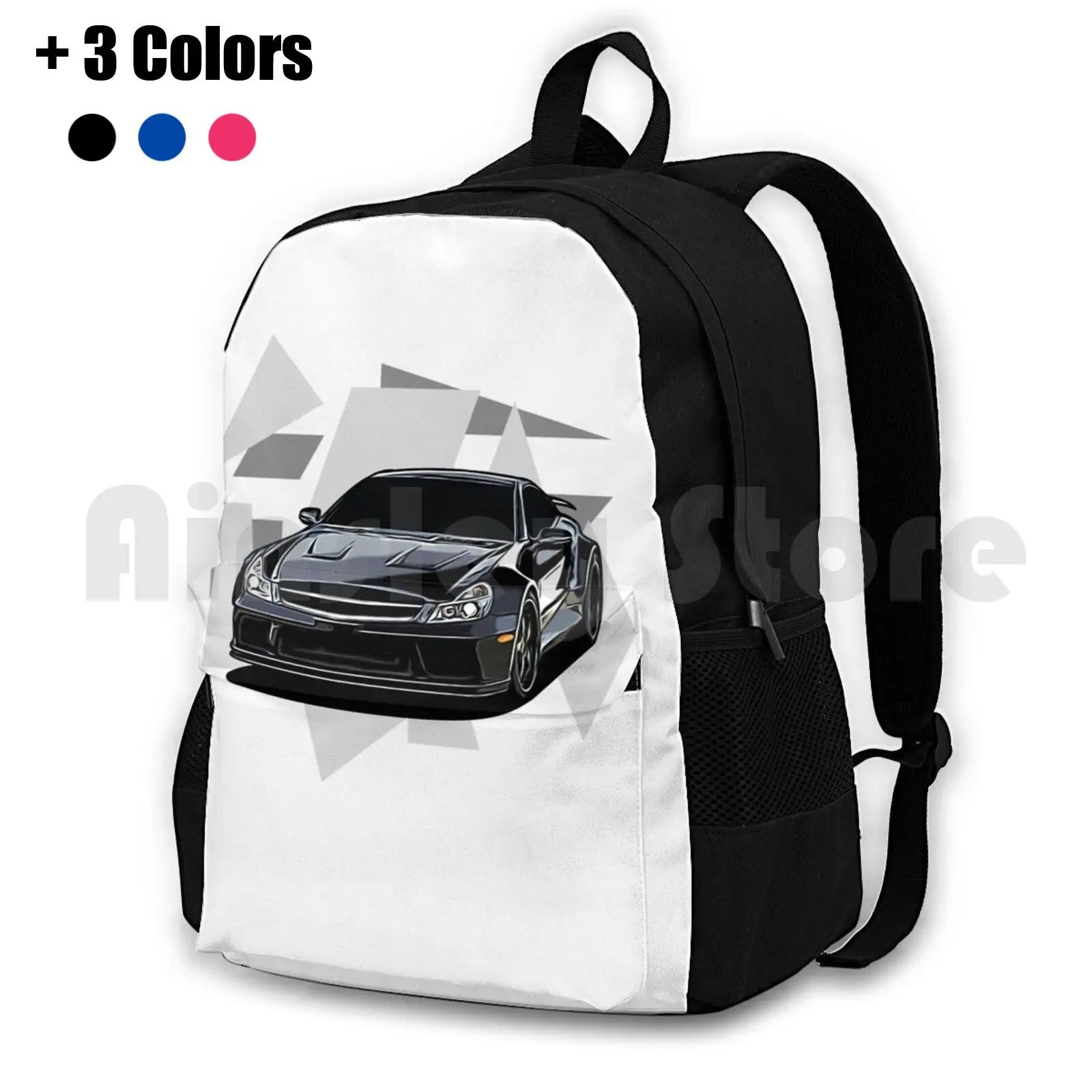 Onyx Black Sl65 Black Series Front Side Outdoor Hiking Backpack Riding Climbing Sports Bag Car Cars Automobile Motorcar Road