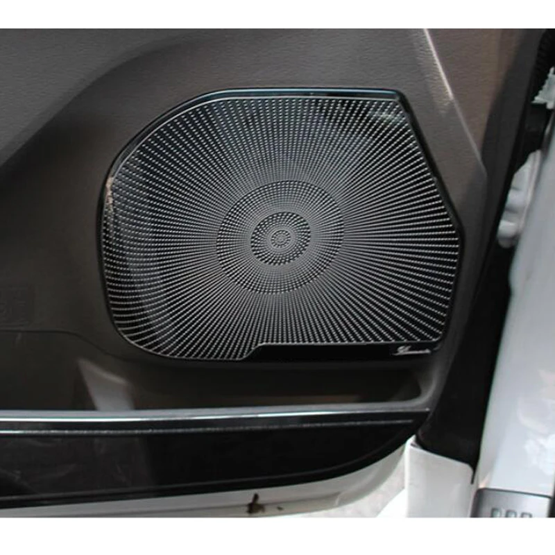 Voor Toyota Sienna 2011 -2018 Rvs Front Deur Audio Sound Stereo Speaker Decoratieve Cover Trim