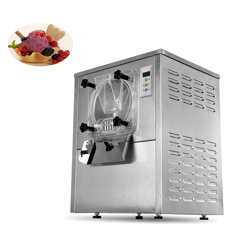 Hard Ice Cream Machine Commercial Snowball Ice Cream Machine 1400W Stainless Steel Electric Yogurt Ice Cream Machine