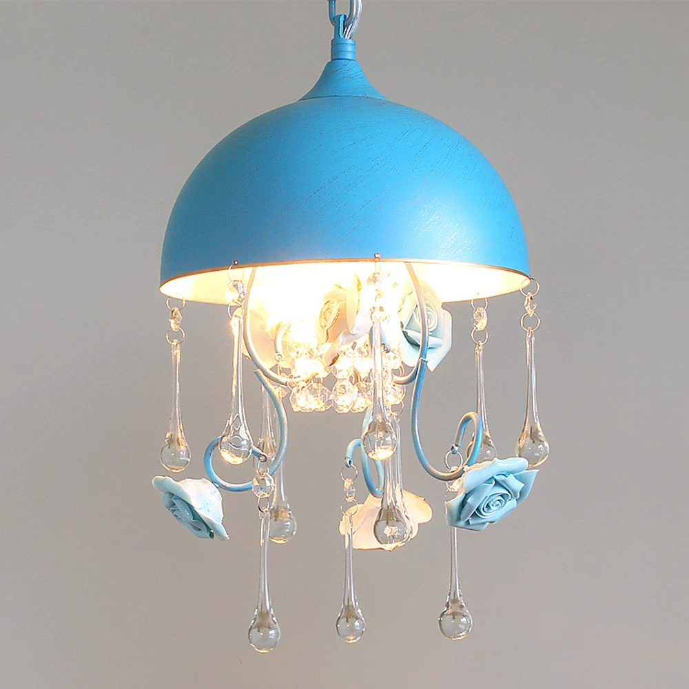 غرفة نوم قلادة ضوء الرعوية السيراميك روز غرفة الشمس مصابيح متدلية الممر المدخل غرفة نوم شرفة مصباح معلق