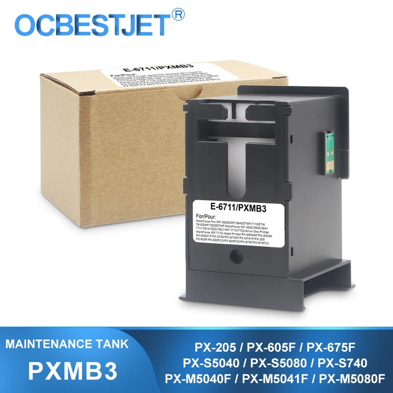 

PXMB3 чернильница отработанных чернил для Epson PX-205 PX-605F PX-675F PX-M740F PX-M741F PX-S5080 PX-S740 PX-M5040F PX-S5040