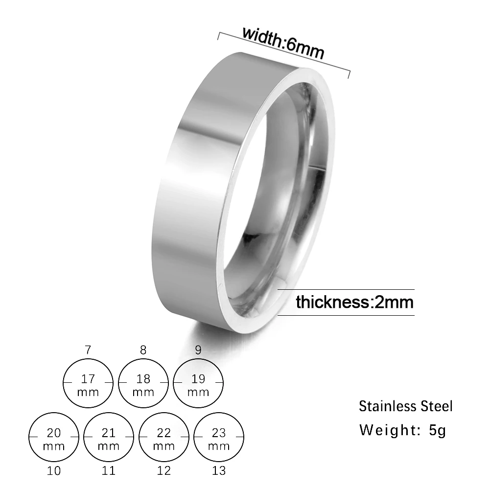 Lemegeton 6/8mm prosta nazwa własna pierścionki ze stali nierdzewnej dla kobiet mężczyzn personalizuj grawerowane imię tekst czarny pierścionek